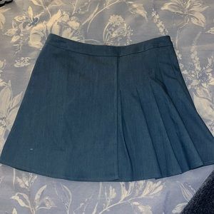 Blue Blush Denim Skirt. Size L